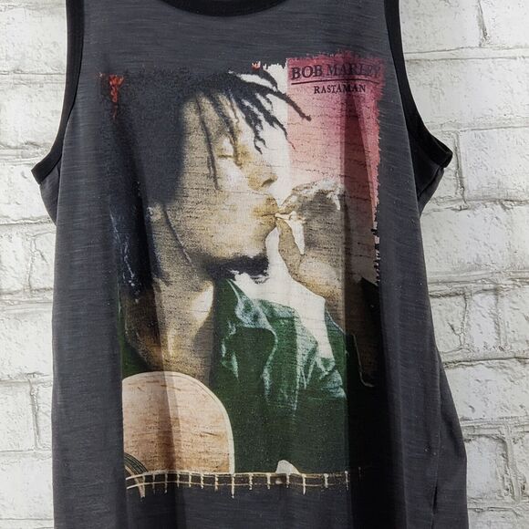 Bob Marley Rastaman Unbranded Ladies Tank Top Size Small - Picture 2 of 7
